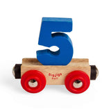 Wooden Rail Name Letters & Numbers – Custom Train Track Carriages