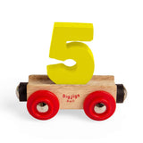 Wooden Rail Name Letters & Numbers – Custom Train Track Carriages