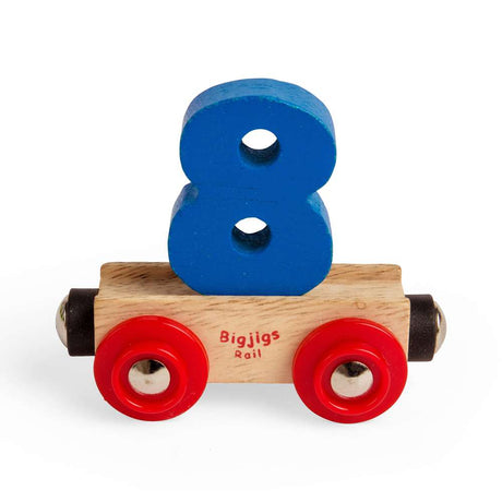 Personalised Wooden Train Name Letters & Numbers – Bigjigs Rail Compatible