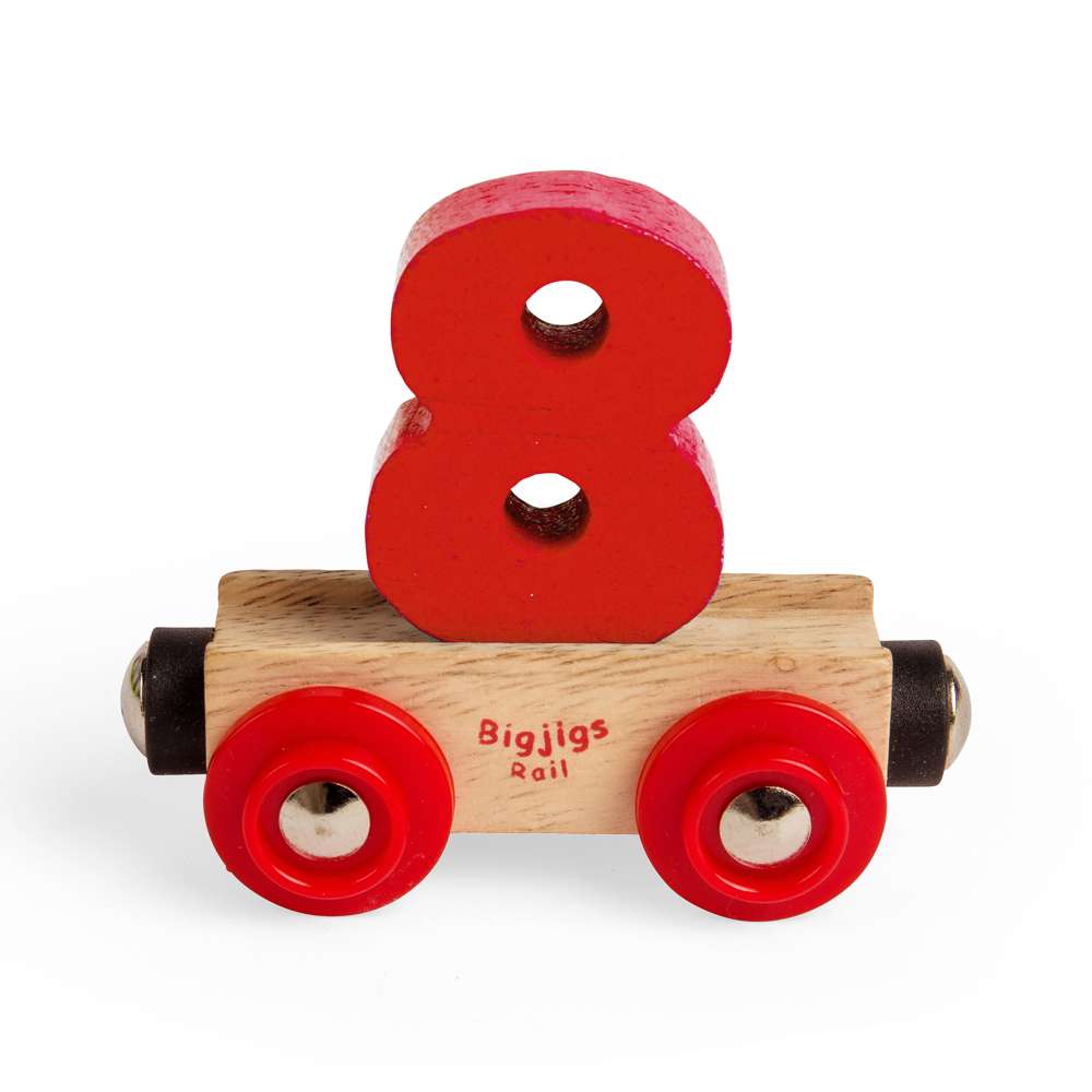 Personalised Wooden Train Name Letters & Numbers – Bigjigs Rail Compatible