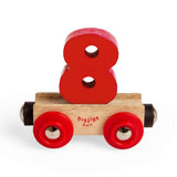 Personalised Wooden Train Name Letters & Numbers – Bigjigs Rail Compatible