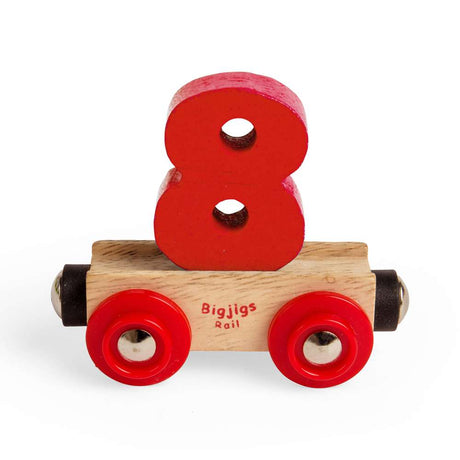 Personalised Wooden Train Name Letters & Numbers – Bigjigs Rail Compatible