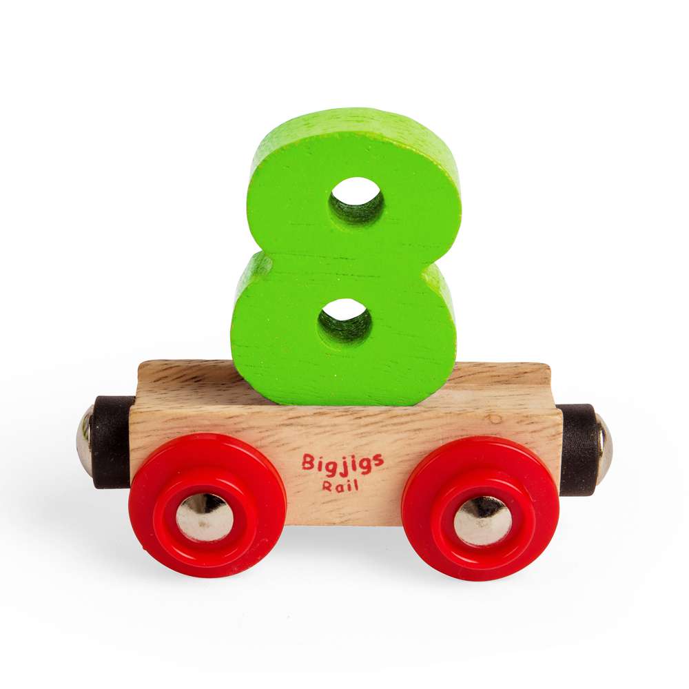 Personalised Wooden Train Name Letters & Numbers – Bigjigs Rail Compatible