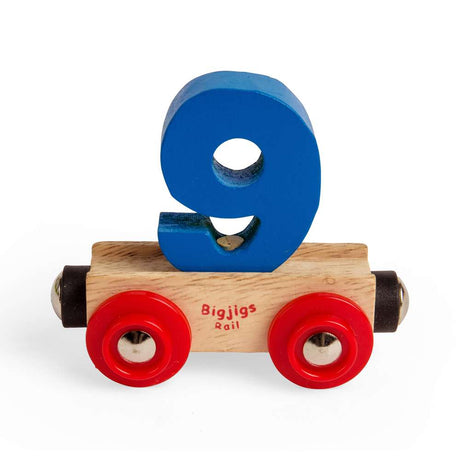 Personalised Wooden Train Letters & Numbers – Bigjigs Rail Name Carriage