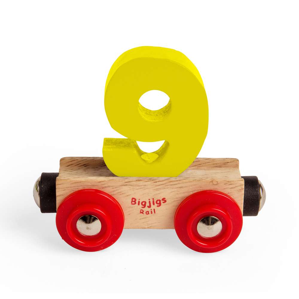 Personalised Wooden Train Letters & Numbers – Bigjigs Rail Name Carriage
