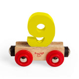 Personalised Wooden Train Letters & Numbers – Bigjigs Rail Name Carriage