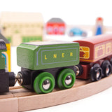 Bigjigs Toys BJT026 Heritage Collection Flying Scotsman Train Set
