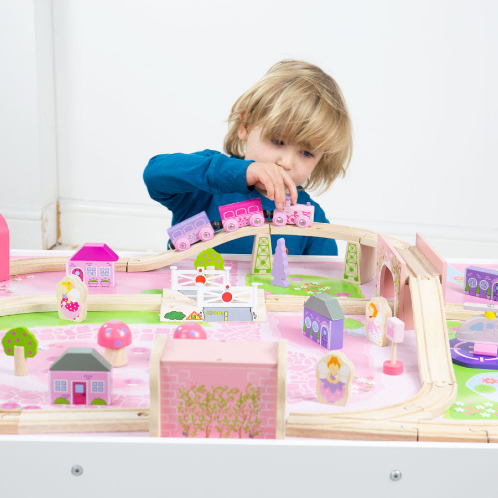 Bigjigs Toys BJT047 Magical Train Set and Table