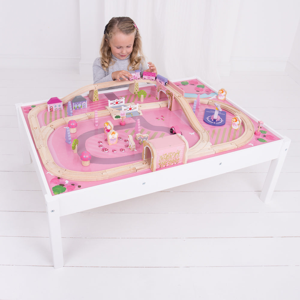 Bigjigs Toys BJT047 Magical Train Set and Table