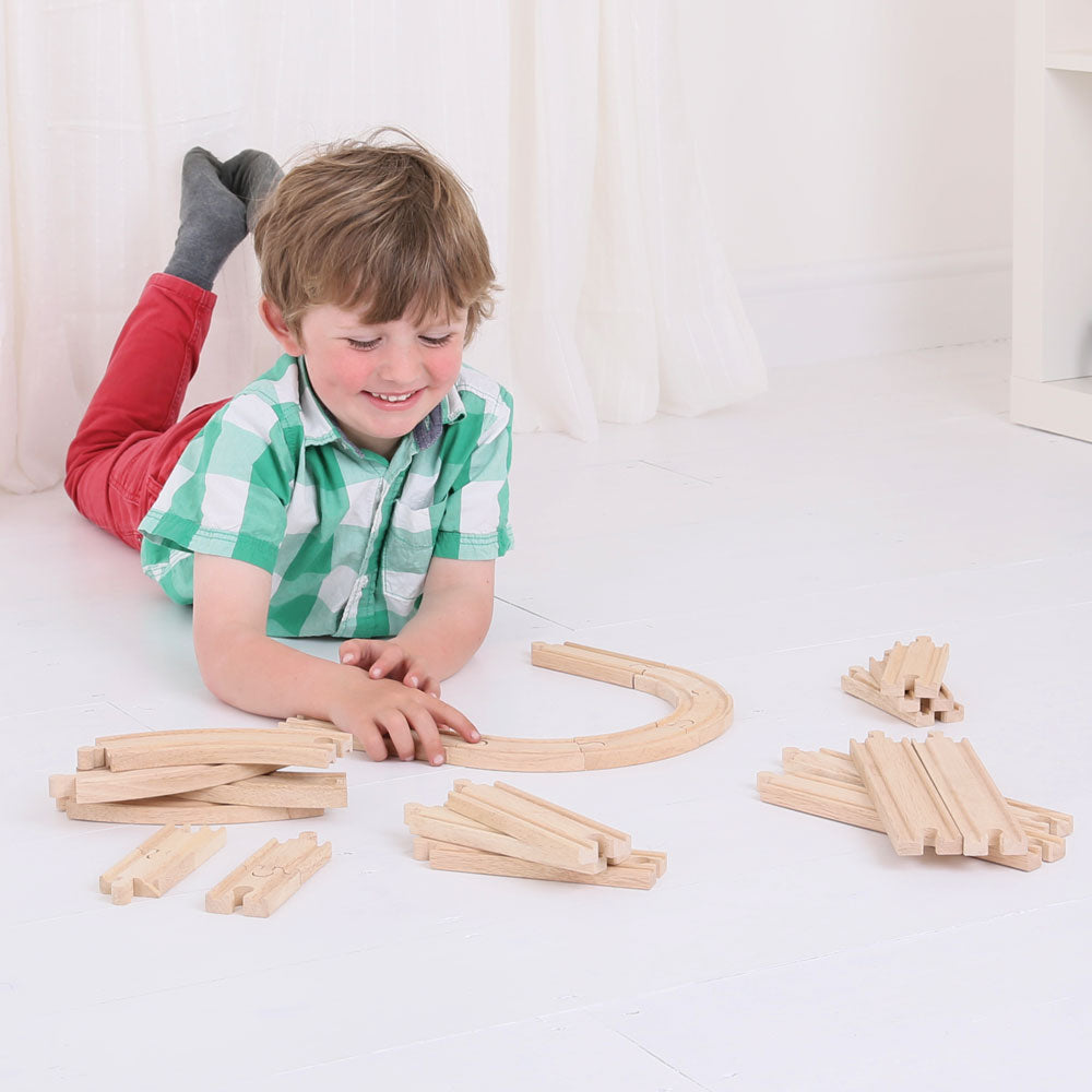 Bigjigs Toys BJT057 Curves and Straights Expansion Pack