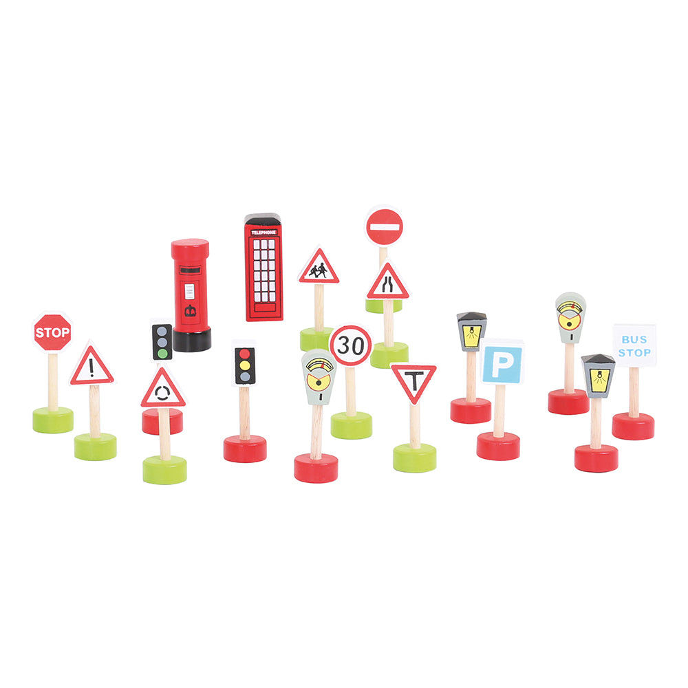 Bigjigs Toys BJT061 Signs Pack