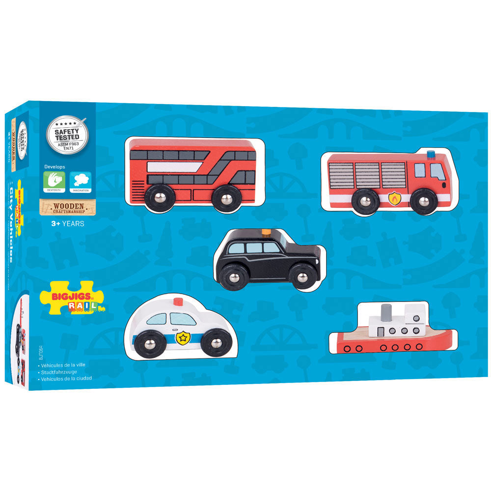 Bigjigs Toys BJT064 City Vehicles