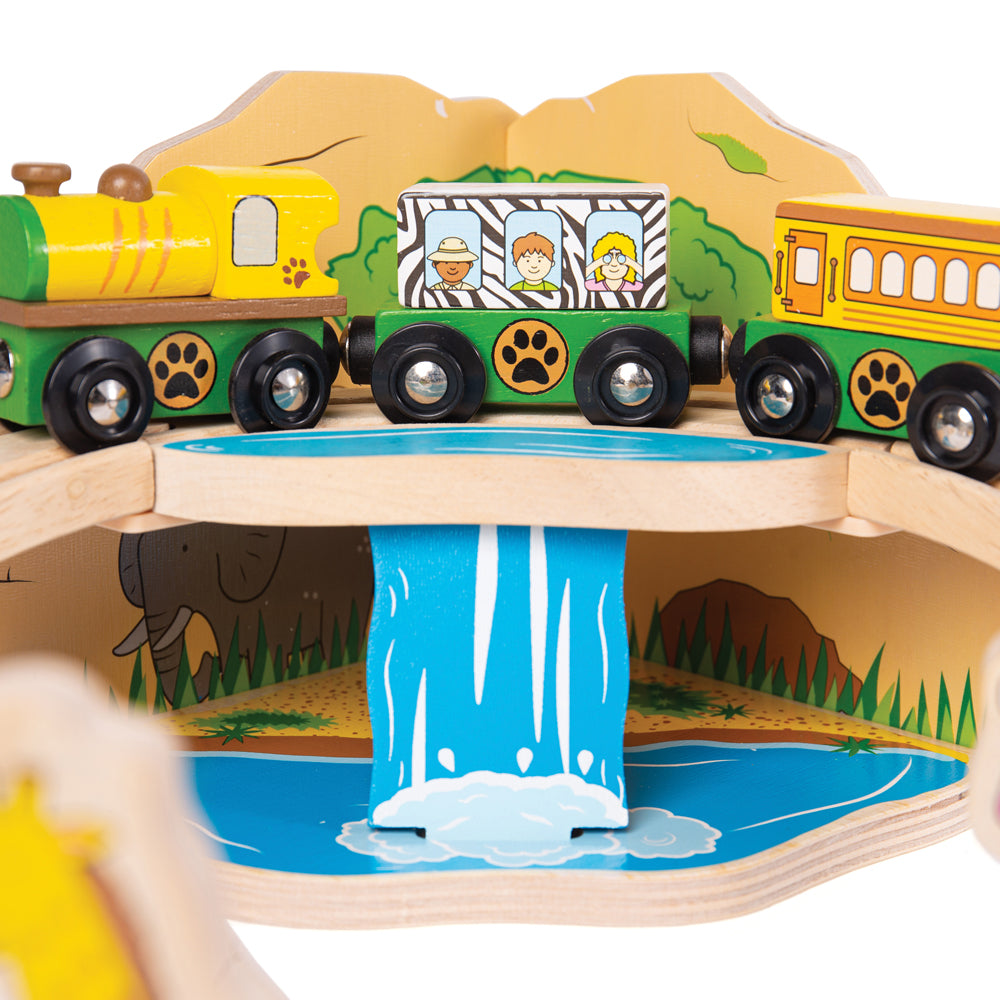 Bigjigs Toys BJT069 Safari Train Set