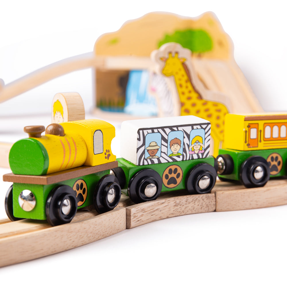 Bigjigs Toys BJT069 Safari Train Set