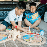 Bigjigs Toys BJT073 Coastal Clean Up Train Set