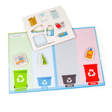Bigjigs Toys BJT073 Coastal Clean Up Train Set