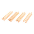 Bigjigs Toys BJT101-1 Medium Straights (Pack of 12)