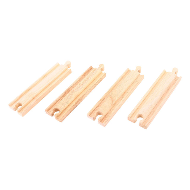 Bigjigs Toys BJT101-1 Medium Straights (Pack of 12)