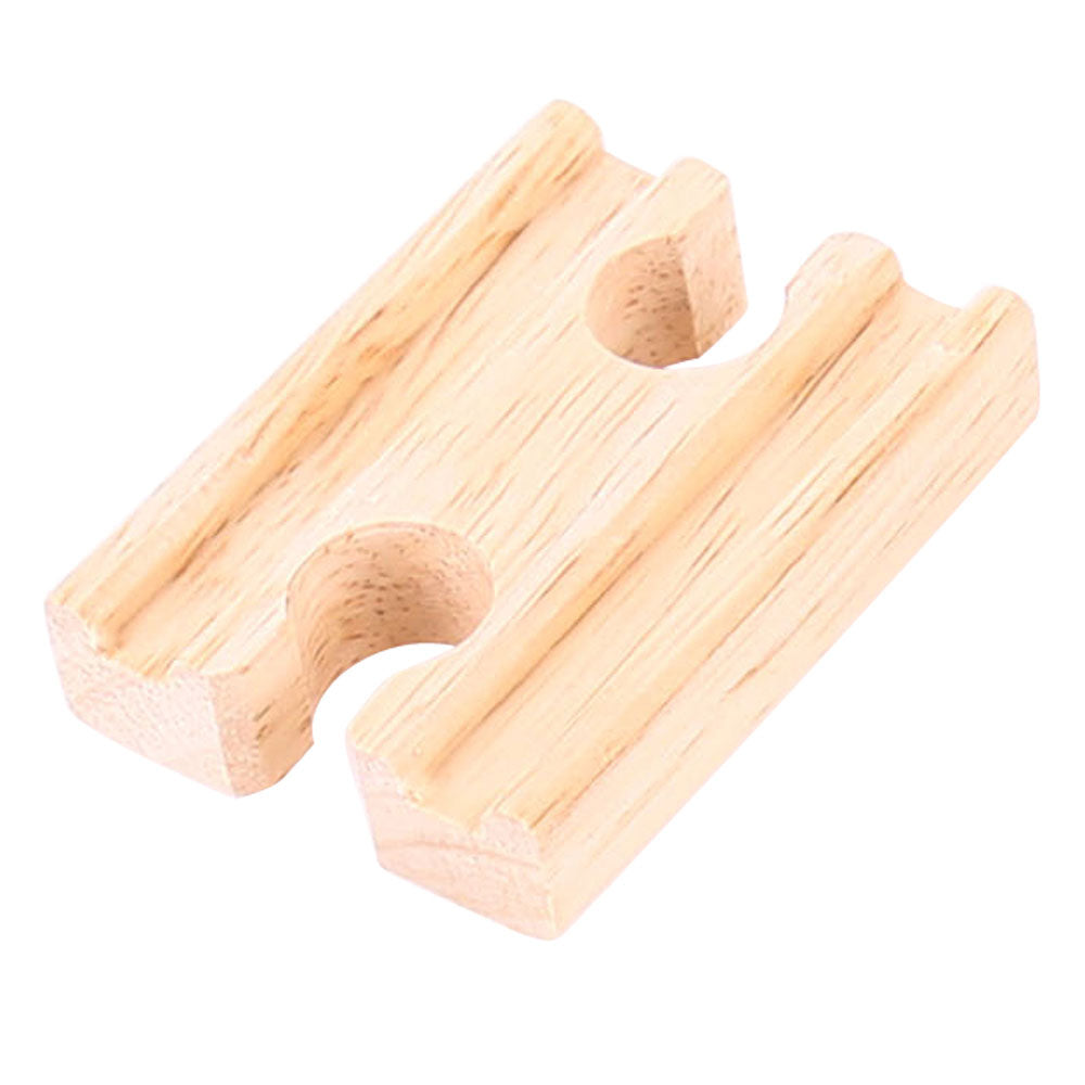 Wooden train cheap track double male
