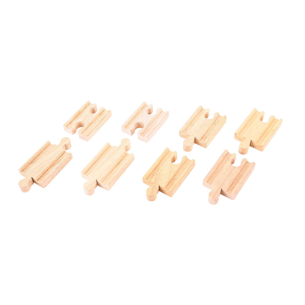 Wooden train best sale track double male