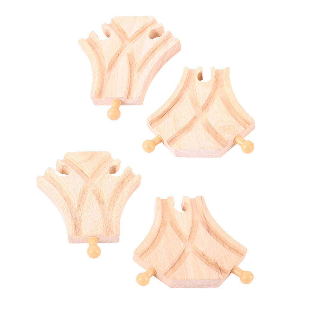 Bigjigs Toys RTBJT106 Curved Turnouts