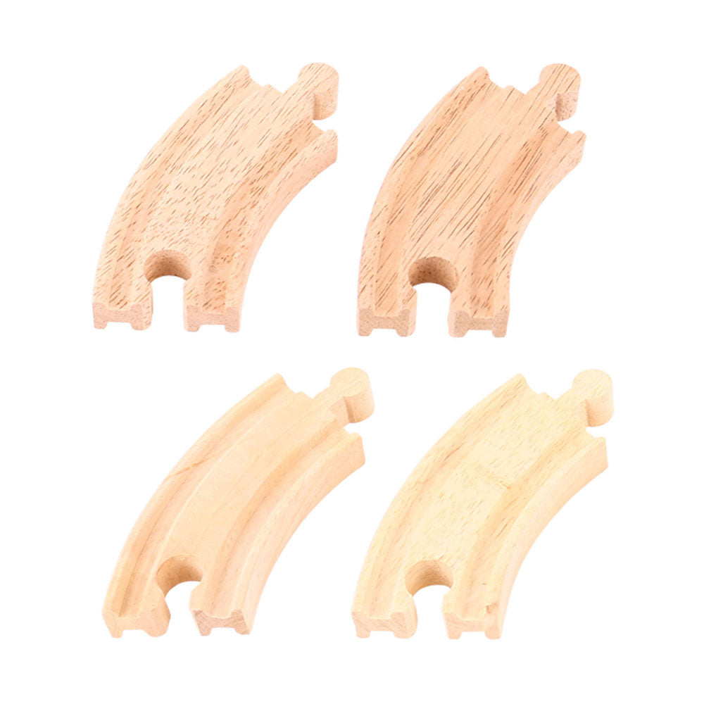 Bigjigs Toys BJT110-1 Short Curves (Pack of 12)