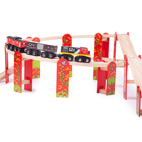 Bigjigs Toys BJT121 High Level Track Expansion Pack