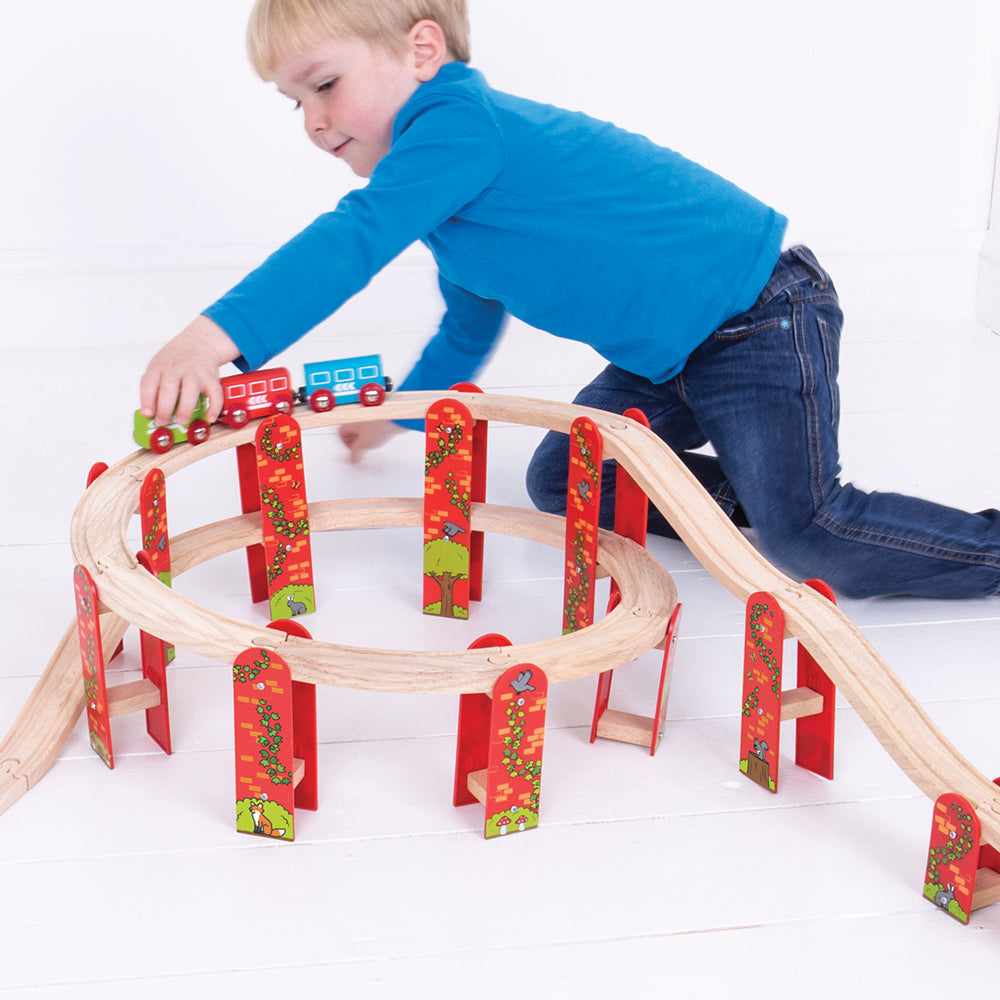 Bigjigs Toys BJT121 High Level Track Expansion Pack