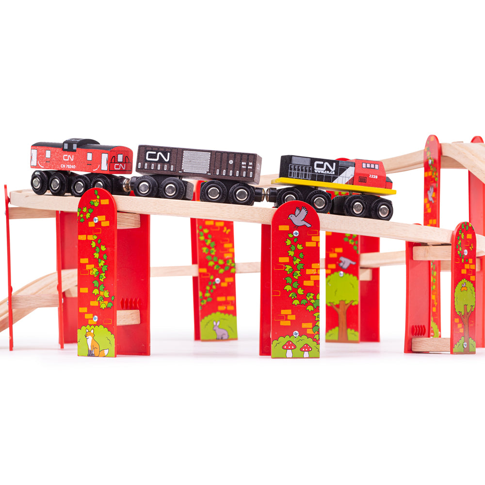 Bigjigs Toys BJT121 High Level Track Expansion Pack