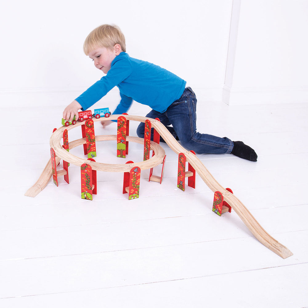 Bigjigs Toys BJT121 High Level Track Expansion Pack