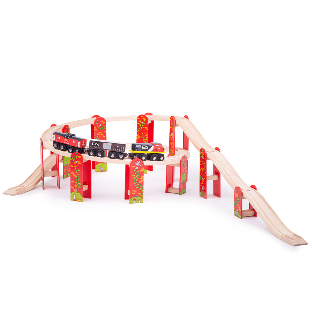 Bigjigs Toys BJT121 High Level Track Expansion Pack