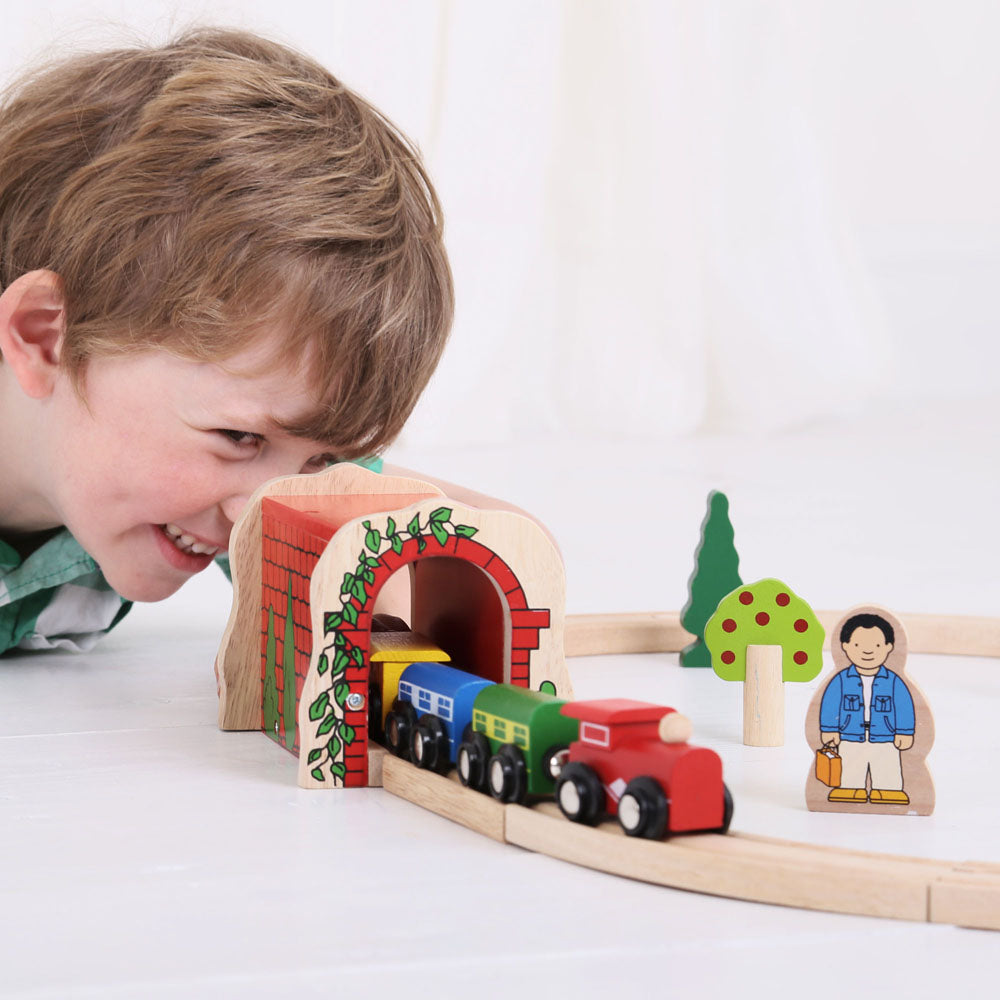 Bigjigs Toys BJT135 Red Brick Tunnel