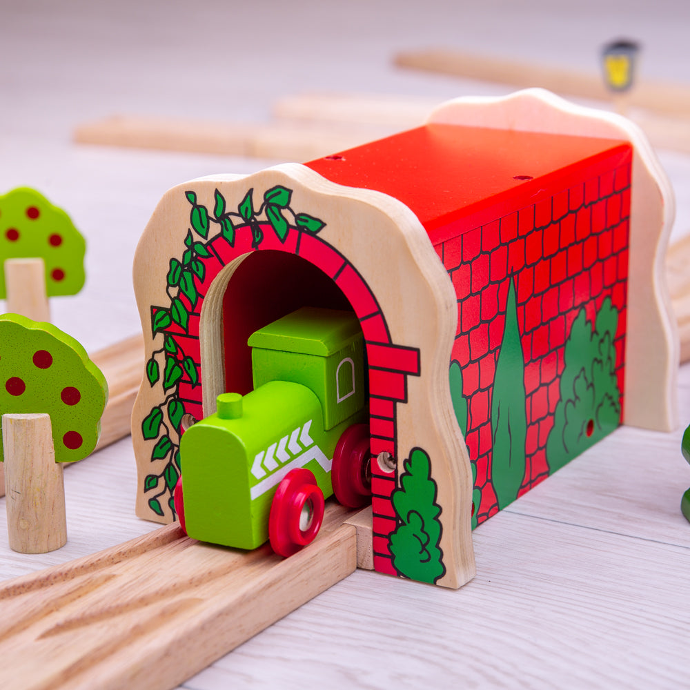 Bigjigs Toys BJT135 Red Brick Tunnel