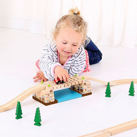 Bigjigs Toys BJT220 Clickety Clack Bridge