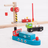 Bigjigs Toys BJT254 Container Shipping Yard
