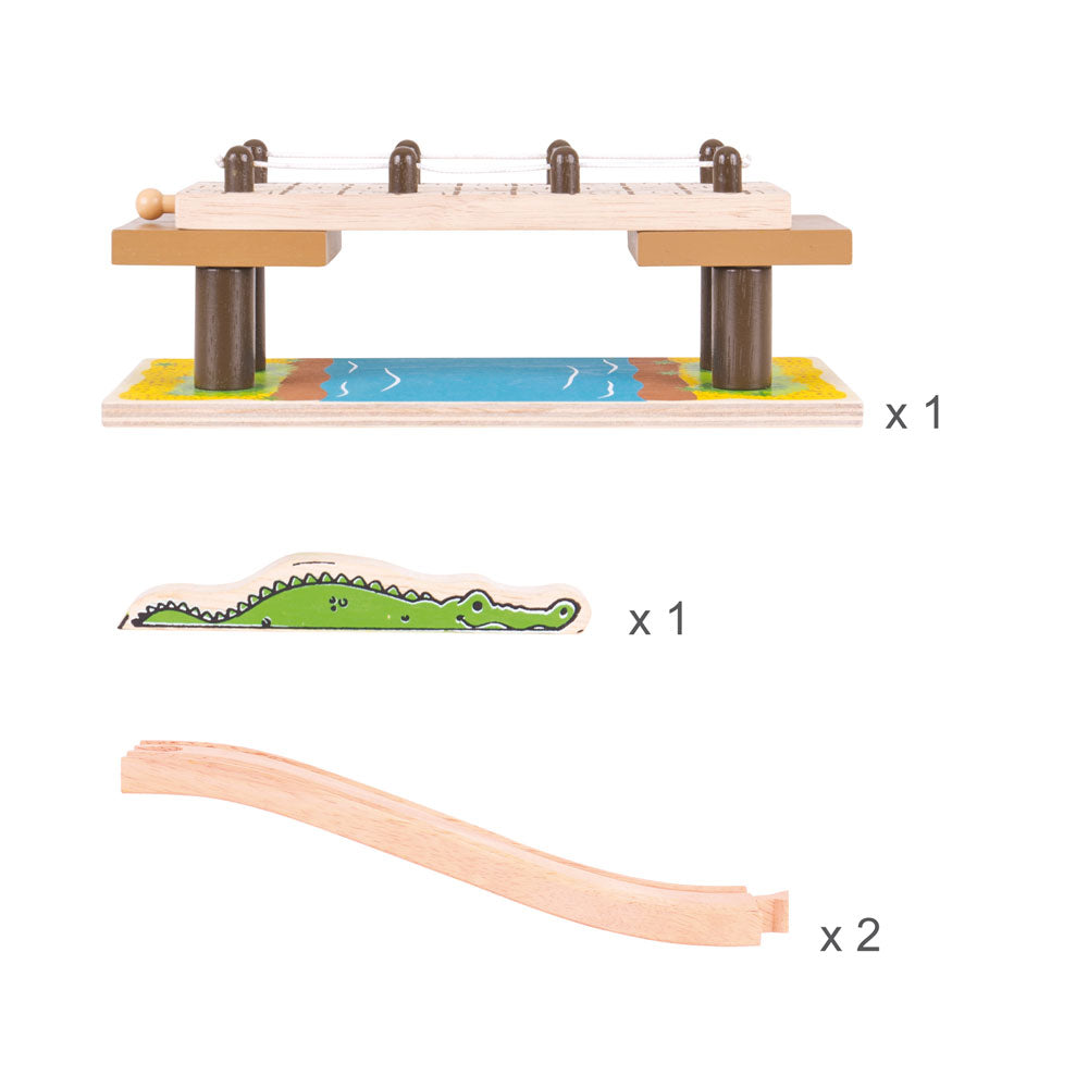 Bigjigs Toys BJT274 Safari Rope Bridge