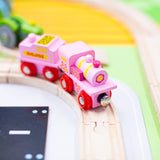Bigjigs Toys RTBJT412 Pink 123 Engine