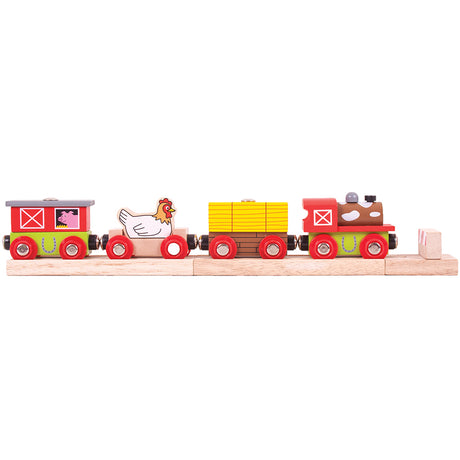 Bigjigs Toys BJT466 Farmyard Train