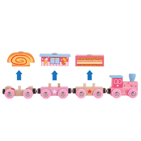 Bigjigs Toys BJT471 Sweetland Express