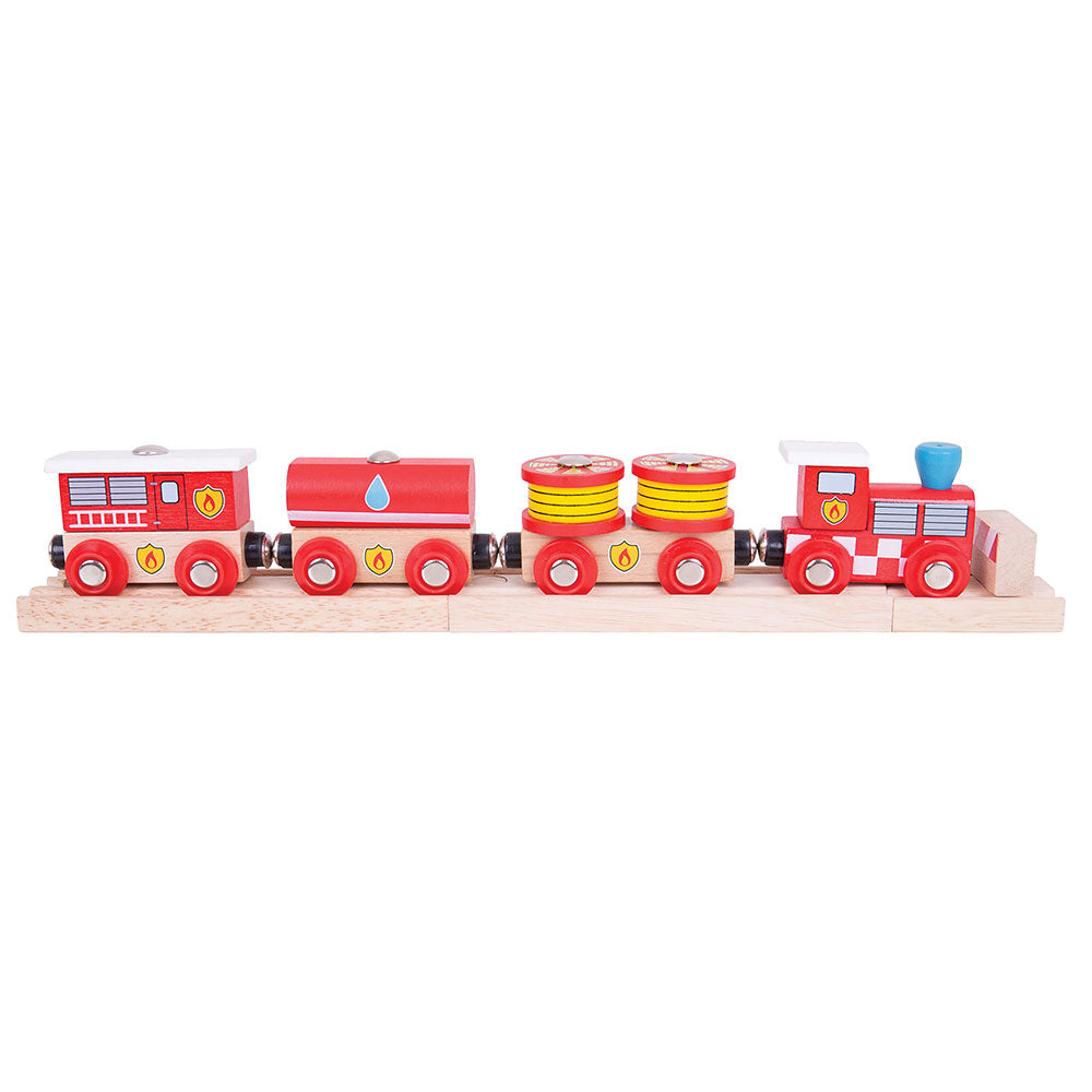 Bigjigs Toys BJT474 Fire and Rescue Train