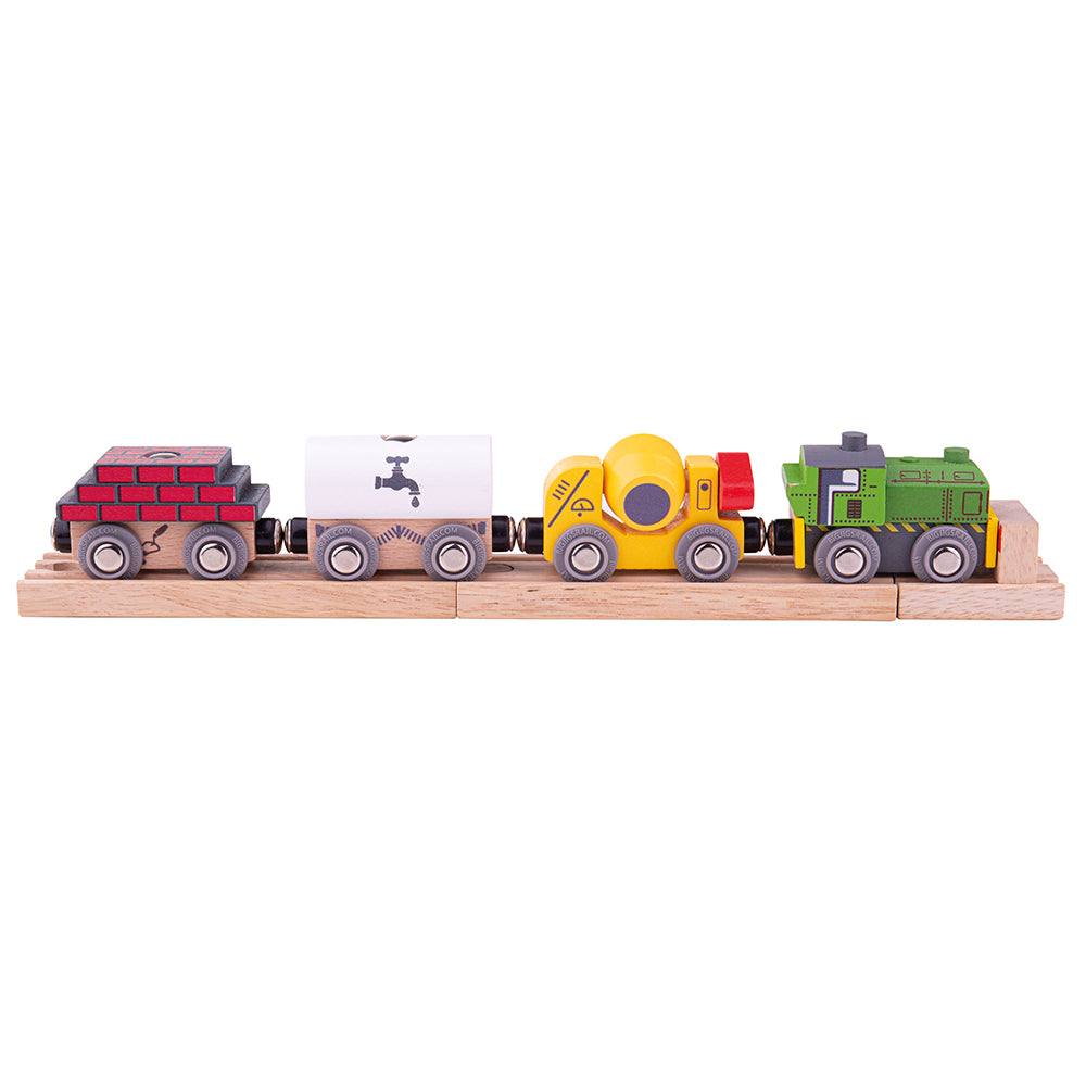 Bigjigs Toys BJT497 Construction Train