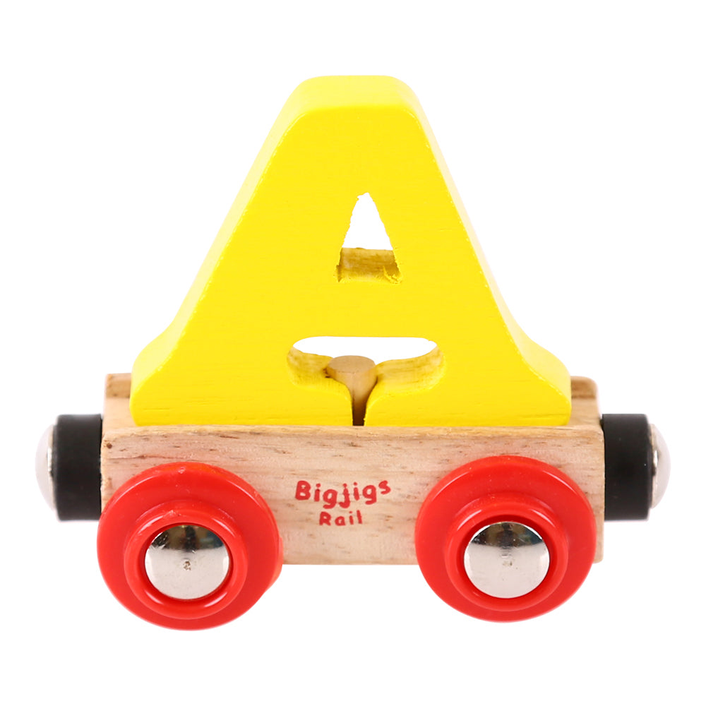 Rail Name Letters and Numbers A Yellow
