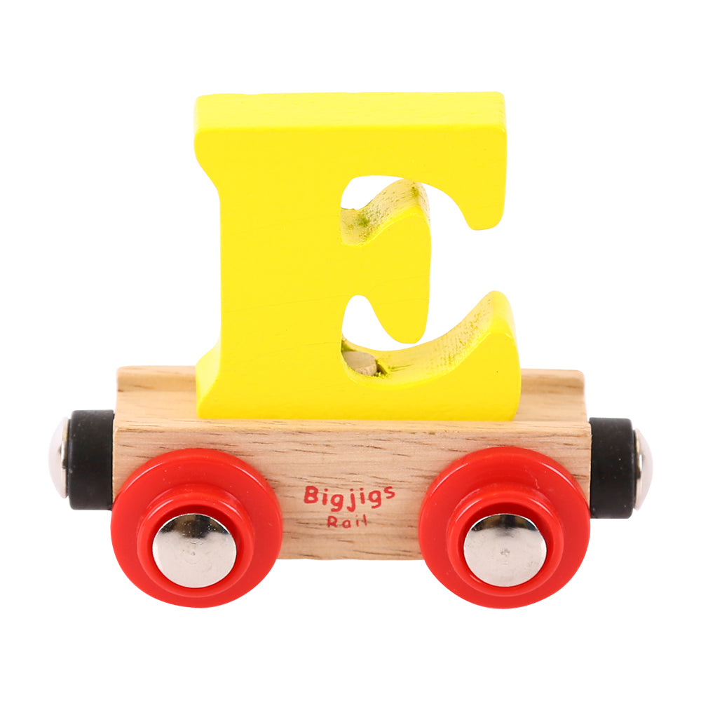 Rail Name Letters and Numbers E Yellow
