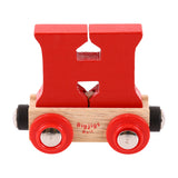Rail Name Letters and Numbers H Dark Red
