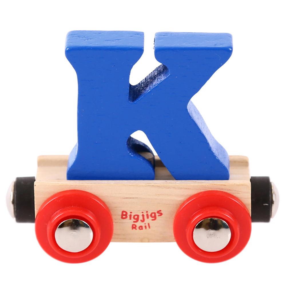Rail Name Letters and Numbers K Dark Blue