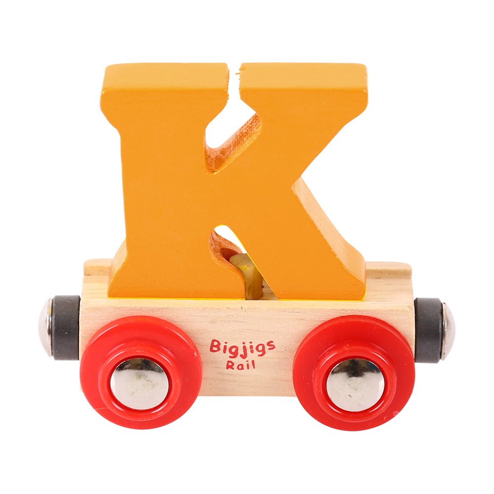 Rail Name Letters and Numbers K Orange