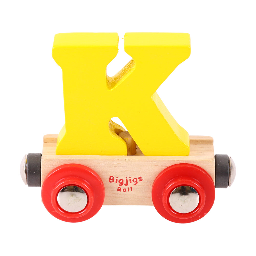Rail Name Letters and Numbers K Yellow