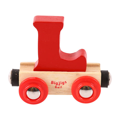 Rail Name Letters and Numbers L Dark Red