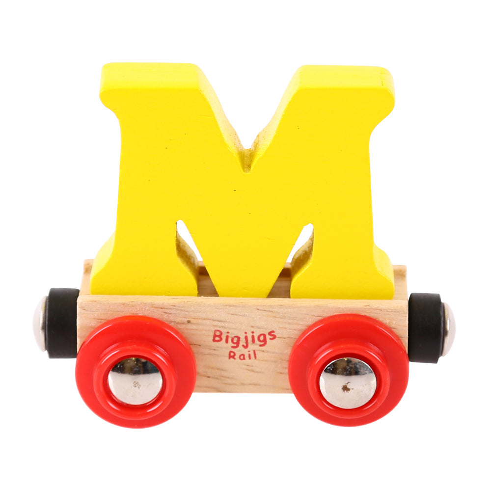 Rail Name Letters and Numbers M Yellow