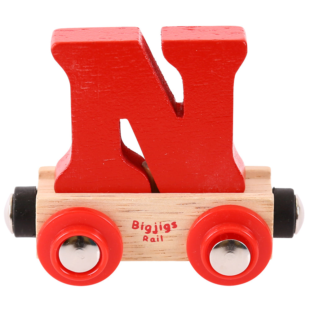 Rail Name Letters and Numbers N Red